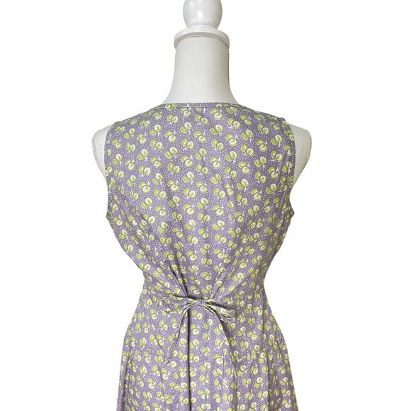 Tulip Clothing Sz XS Myla Purple Floral A-Line Sleeveless Cottagecore Dress NWT - Picture 6 of 9